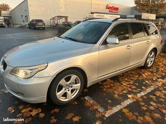 bmw e61 525xi touring pack luxe – ethanol e85 (reprog 530i) 12/2007 – 223 000 km – titansilber métallisée – cuir noir dakota