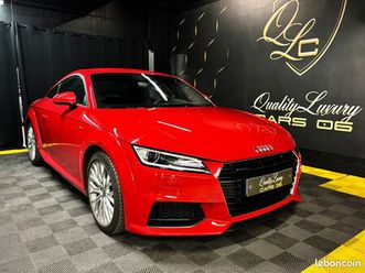 audi tt quattro s-tronic coupé, mk3 (8s), 2.0 tfsi 230cv s-line int/ext, origine france, superbe configuration, excellent état, historique complet