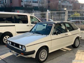 vends volkswagen golf, gl, cabriolet, 1986
