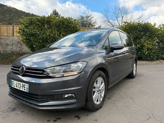volkswagen touran 20 tdi 115ch dsg7 iq drive 7 places. 1 ère main. gps caméra