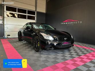 infinti g37 cabriolet 3,7 v6 cuir chauffant/bose/camera