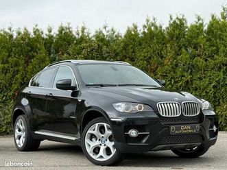bmw x6 50i 450 ch m-sport x-drive exclusive - hud - caméra - soft close - pack cuir étendu - toit ouvrant - sièges sport et confort