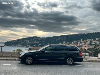 très belle mercedes benz classe e 350 diesel, cuir noir, couleur noir, autoradio android, radar de recul, caméra de recul, distronic, break, chauffage des siege
