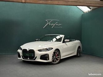 bmw serie 4 m440d cabriolet xdrive 340cv m sport - sièges ventilés - carbone - attelage