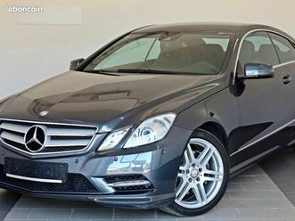 mercedes-benz classe e 350 coupé amg line 3.0 cdi 265 ch boîte auto