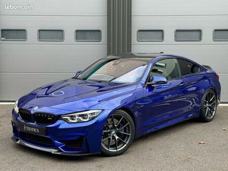 bmw m4 cs 460 ch dkg (f82) - akrapovic - bleu san marino - carplay - pas de malus - entretien à jour…
