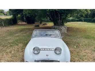1960 austin-healey sprite blanc manuel, 4 vitesses condui...