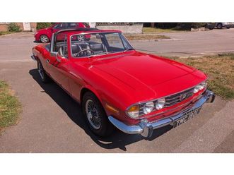 1972 triumph stag rouge manuel, 4 vitesses conduite à dro...