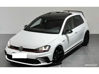 volkswagen golf 7 gti clubsport 265 ch, sièges bacquet recaro, toit ouvrant, acc, dcc, caméra de recul, etc...