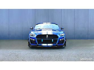 mustang look shelby gt 500 base gt 5.0l v8 bva6 421cv 2018/18mkms coc europe et ecomalus inclus/ full options/ ressorts courts/ cuir elect & chauff/ hifi shaker