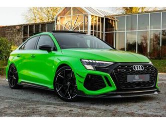 2022 audi rs3 2.5 tfsi vorsprung saloon 4d