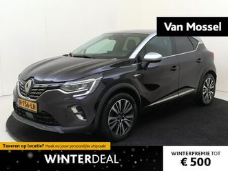 renault captur - 1.3 tce 130pk initiale paris | trekhaak | lederen bekleding | stoel- & stuurwielverwarming