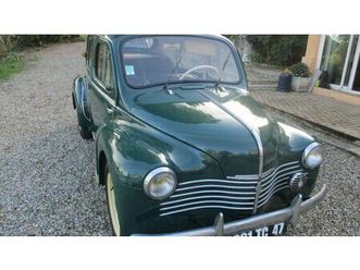 1950 renault 4cv vert manuel, 3 vitesses conduite à gauch...