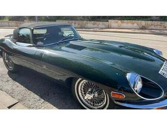 1967 jaguar e-type vert manuel, 5 vitesses conduite à gau...
