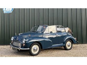 1965 morris minor bleu manuel, 4 vitesses conduite à droi...