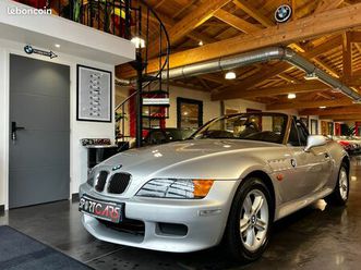 bmw z3 2.2 6 cylindres 170cv gris titan / cuir oregon noir 04/2001 seulement 16.000 km
