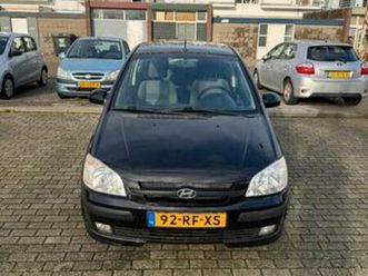 hyundai getz 1.6 3drs 2005 zwart — hyundai — marktplaats