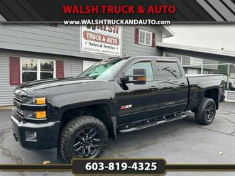 ** 2018 chevy silverado 2500hd lt z71 6.0l gas crew cab 4x4 clean **
