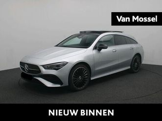 mercedes cla 250 e star edition shooting brake + amg line + pano dak + multibeam led + carplay +