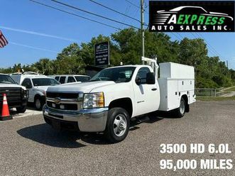 2010 chevrolet silverado 3500hd v8 6.0 liter service utility truck