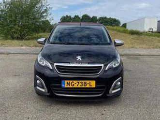 peugeot 108 1.2 12v vti 82pk 5dr 2015 zwart — peugeot — marktplaats