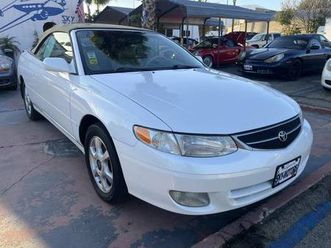 2001 toyota camry solara sle v6 convertible