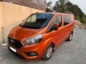 ford transit custom - edition limited orange - 6 places - 55000 km