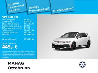 golf viii gti clubsport 2.0 tsi iq.light navi pano parkpilot rearview dsg