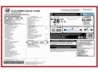 used 2021 alfa romeo giulia ti w/ nero edizione brighton ma 02135