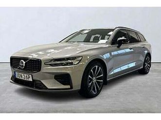 volvo v60 t6 plus dark nordic edition (drag, hk-ljud, 360 kame...