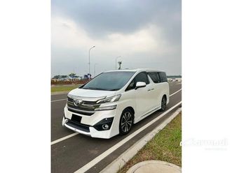 2016 toyota vellfire 2.5 g mpv limited atpm pajak hidup (termurah)