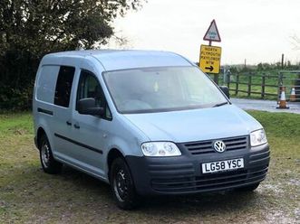 volkswagen, caddy maxi 1.9tdi, 82k, fsh, crew cab