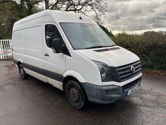 2015 volkswagen crafter 2.0 tdi 109ps high roof van panel van diesel manual