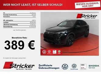 volkswagen t-roc r-line black-style 389,- mtl acc ahk wr