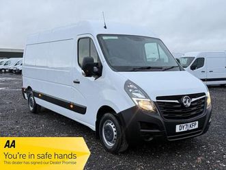 2021 vauxhall movano 2.3 turbo d 135ps h2 van panel van diesel manual