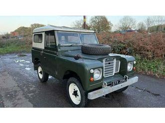 1973 land rover series 3 vert manuel, 4 vitesses conduite...