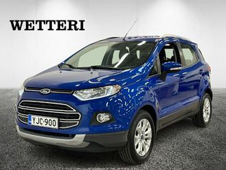 ford ecosport 1,0 ecoboost 125hv m5 titanium 5-ovinen - **jakohihna vaihdettu / vakkari / moottorinlämmitin ja sisäpuhallin**
