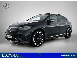 mercedes-benz eqe suv 350 4matic sport edition 91 kwh | premium pakket | nightpakket | trekhaak | luchtvering | 22 inch multispaaks amg-velgen | burmester® 3d-s