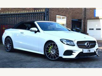 3.0 e400 v6 amg line (premium plus) cabriolet g-tronic+ 4matic euro 6 (start/stop) 2dr
