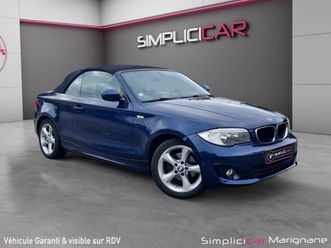 bmw serie 1 cabriolet e88 lci 118i 143 ch radar ar/capote électrique/sièges avant chauffants garantie 12 mois