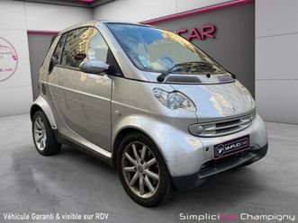 smart smart fortwo cabrio smart 61 cv pure - cabriolet - très peu de kilomètres - entretien à jour