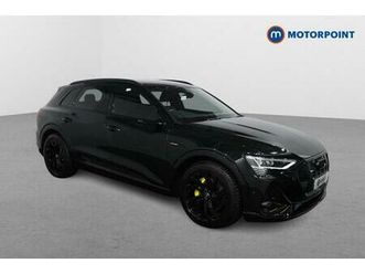 2022 audi e-tron 300kw 55 quattro 95kwh black edition 5dr auto suv electric automatic