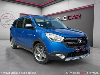 dacia lodgy blue dci 115 7 places stepway 1ère main entretien complet dacia garantie 12 mois