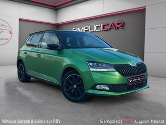 skoda fabia 1.0 tsi 110 ch bvm6 monte-carlo/caméra de recule/carnet d'entretient complet/garantie 12 mois