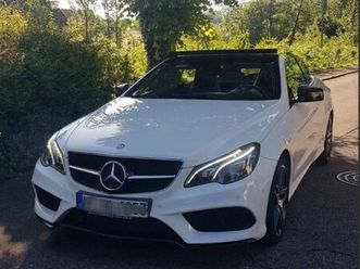 mercedes-benz e 220 cabrio * amg line *