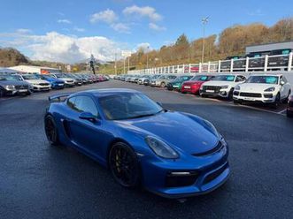 2016 porsche cayman gt4 coupe 981 3.8 clubsport sapphire blue, pccb, buckets+