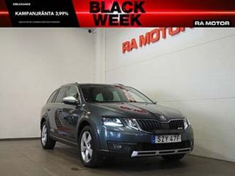 skoda octavia scout 2.0 tdi 4x4 premium drag navi d-värm