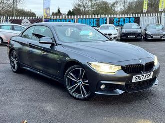 2017 bmw 4 series 3.0td 435d xdrive m sport convertible 2d