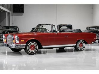 1971 mercedes-benz s-class cabriolet