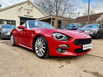2017 fiat 124 spider 1.4 multiair lusso plus 2dr convertible petrol manual